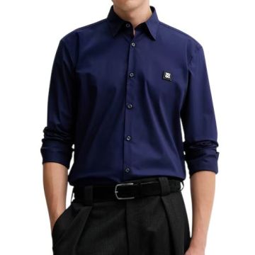 HU koszula 50505315 10243670 418 atramentowy 