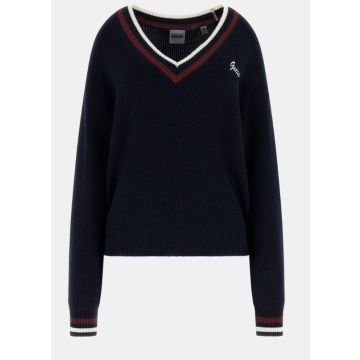 GU sweter V5BR01Z1152 A74A granatowy