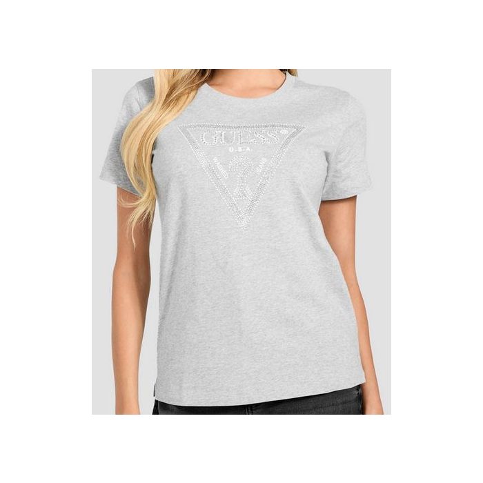 GU t-shirt W5BI18I3Z14 LMGY szary