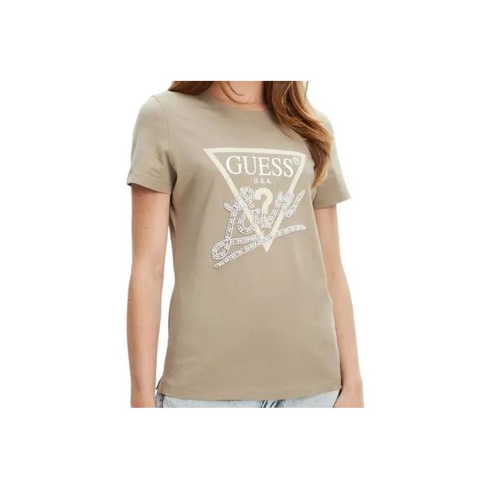 GU t-shirt W5YI40I3Z14 G8CJ khaki
