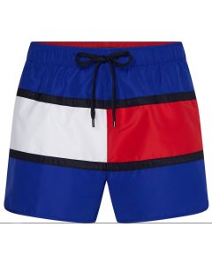 Tommy Hilfiger kąpielówki Runner niebieskie  M Kolor niebieski Rozmiar2 M
