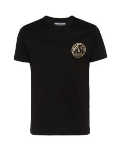 Versace Jeans t-shirt 76GAHT02 CJ00T G89 czarny L Kolor czarny Rozmiar1 L