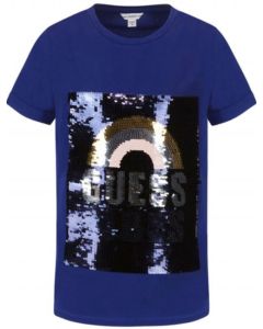 Guess t-shirt J1GI06 K6YW1 PSBL granatowy 140 Kolor granatowy Rozmiar1 140