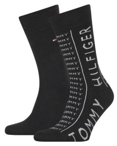 Tommy Hilfiger skarpety 100002676 004 039 czarny 39/42 Kolor czarny Rozmiar2 39/42