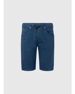 Pepe Jeans spodenki Jogger Short PM800920 niebieski 40 Kolor niebieski Rozmiar1 40