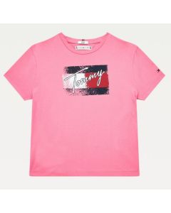 TH t-shirt Flag Print TEE S/S