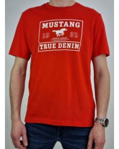 MU t-shirt 1012132 7121 czerwony 