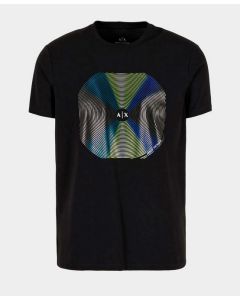 AX t-shirt 3DZTJK ZJE6Z 1200 czarny 