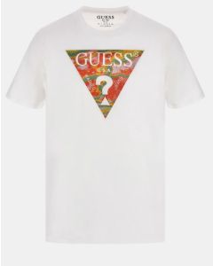 GU T- Shirt M3GI57K9M1-G011 Bia?y