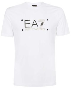 EA7 t-shirt 3RPT20 PJM9Z 1100 bia?y