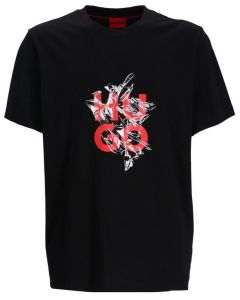 HU t-shirt 50523839 10261710 01 002 czarny