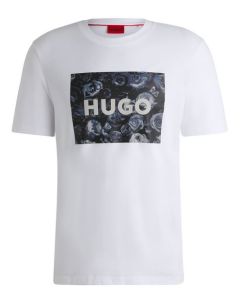 Hugo t-shirt 50523999 100 biały L Kolor biały Rozmiar1 L