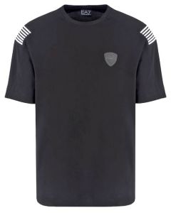 EA7 t-shirt 6DPT35 PJRGZ 1200 czarny