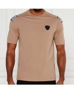 EA7 t-shirt 6DPT35 PJRGZ 1745 brązowy