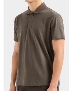 Armani Exchange koszulka polo 6DZFAE ZJ81Z 4790 khaki L Kolor khaki Rozmiar1 L