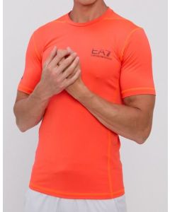 EA7 t-shirt 6KPT38 PJ3UZ 1660 pomarańczowy