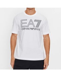 EA7 t-shirt 6RPT03 PJFFZ 1100 biały XL