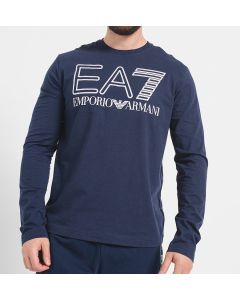 EA7 t-shirt 6RPT04 PJFFZ 1554 granatowy