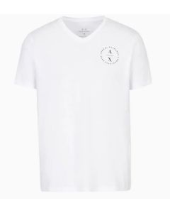 Armani Exchange t-shirt 6RZTBD ZJA5Z 1100 biały XL Kolor biały Rozmiar1 XL