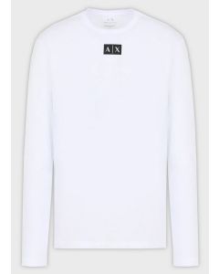 AX t-shirt 6RZTCB ZJ9TZ 1100 biały