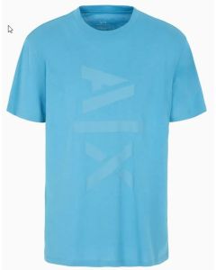 AX t-shirt 6RZTLL ZJ8EZ 15CT niebieski 