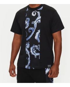 VJ t-shirt 77GAH612 JS388 QY9 czarny 