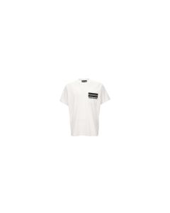 Versace Jeans t-shirt 77GAHE08 77UP603  003  biały L Kolor biały Rozmiar1 L