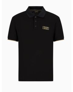 EA7 polo 7M000022 AF10342 UC001 czarny