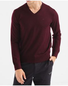 AX sweter 8NZM3G ZM8AZ 14BC bordowy 