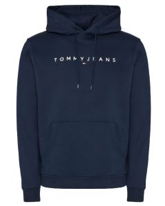 TJ bluza TJM Linear Logo Hoodie granatowy