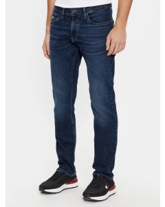 TJ spodnie DM0DM18136 1BK granatowy