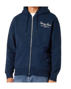 TJ bluza TJM RLX LUXE ZIP-THRU HOODIE granatowy