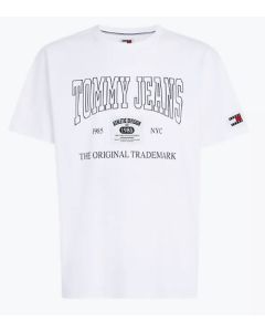 TJ t-shirt DM0DM19198 YBR biały
