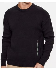 CKJ sweter J30J323977 BEH czarny
