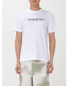 CK t-shirt  K10K112497 YAF biaˆy