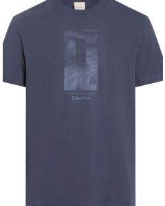 CK t-shirt  K10K113588 PPK granatowy