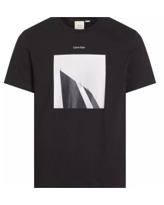 CK t-shirt K10K113597 BEH  czarny