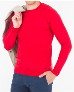 GU sweter M73R04 Z0990 C502 czerwony 
