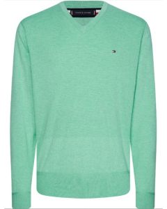 TH sweter Organic Cotton Silk V Neck