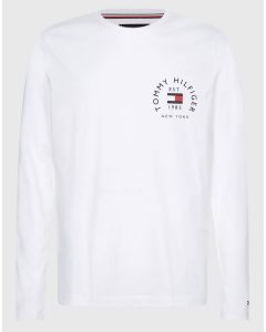 TH t-shirt Hilfiger Flag Arch LS Tee