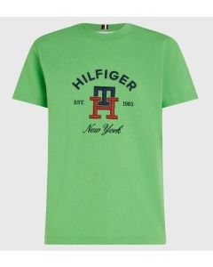 TH t-shirt Curved Monogram Tee