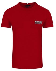 TH t-shirt MW0MW35465 XNN czerwony 