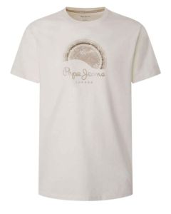 PJ t-shirt Richmond PM508698 803 bia?y