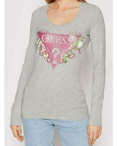 Guess bluzka W2YI36J1311 LMGY szary m Kolor szary Rozmiar1 M