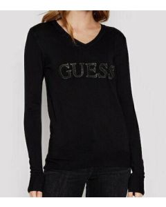 GU sweter W2YR26Z2NQ0 JBLK Czarny