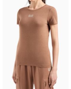 EA7 t-shirt 3DTT18 TJDZZ 1731 brązowy 