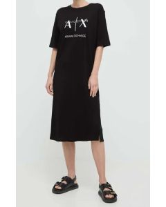 AX sukienka 3DYA79 YJ3RZ czarny