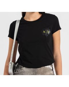 AX t-shirt 3RYTFH YJG3Z 1200 czarny