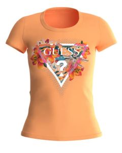 GU t-shirt W4GI62J1314 G3H5 pomarańczowy 