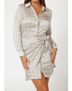 Guess sukienka W4YK35 WF1T2 P1HV beżowy M Kolor granatowy Rozmiar1 M